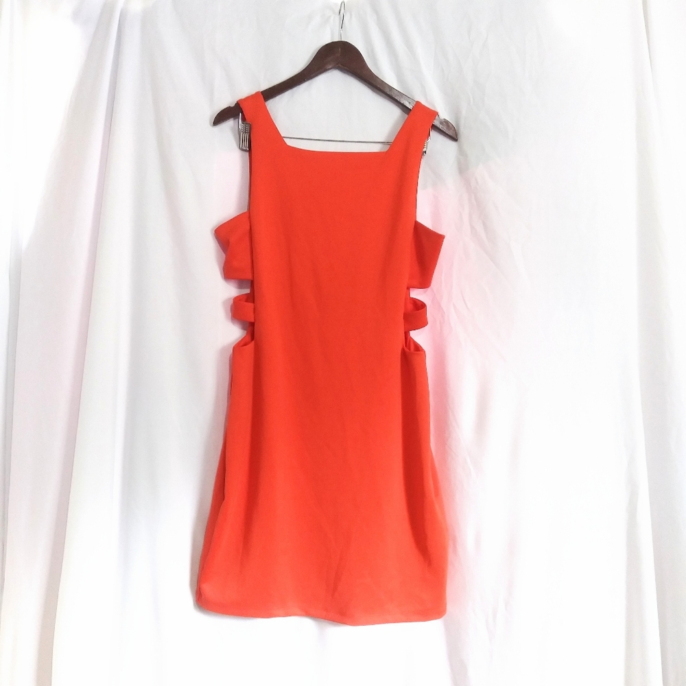 NWT Bongo juniors large coral cut-out dress